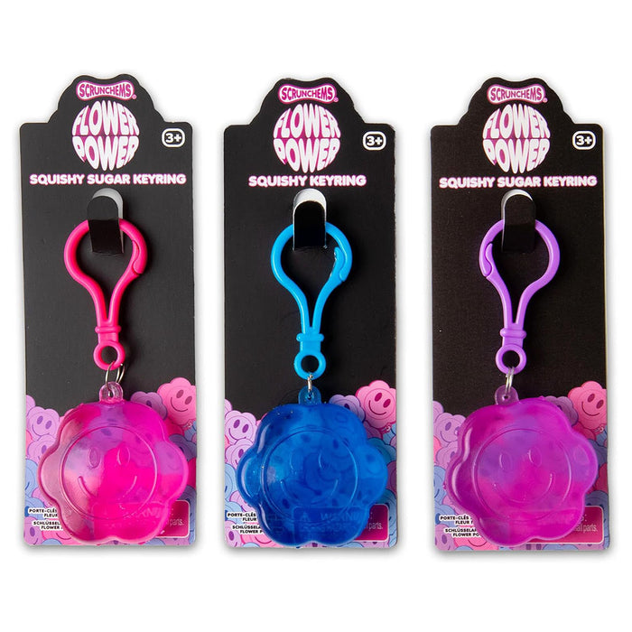 Scrunchems Flower Power Squishy Sugar Keyring (styles vary)