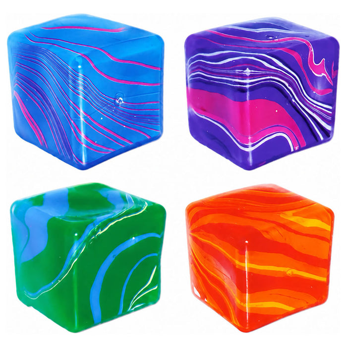 Marble Swirl Cube Maltose Slow Release Fidget Toy (styles vary)