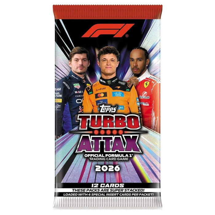 Topps Turbo Attax Formula 1 2026 Trading Card Game Pack