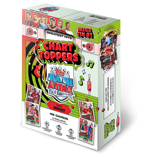 Topps Match Attax 20th Anniversary UCC 2026/27 Chart Toppers Mega Tin #1