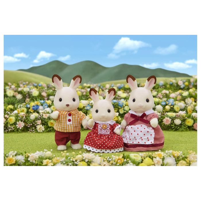 Sylvanian Families Chocolate Rabbit Family Set
