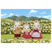 Sylvanian Families Chocolate Rabbit Family Set