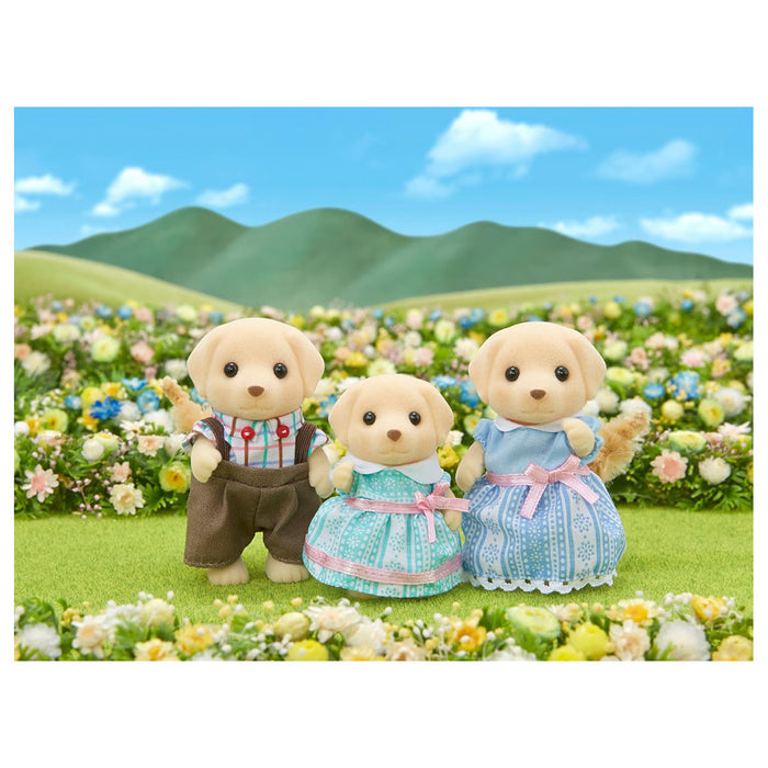 Sylvanian Families Yellow Labrador Family Figure Set