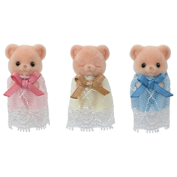 Sylvanian Families Biscuit Bear Sleepy Triplets Set
