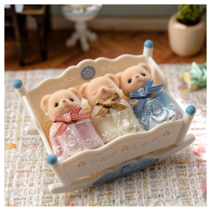 Sylvanian Families Biscuit Bear Sleepy Triplets Set