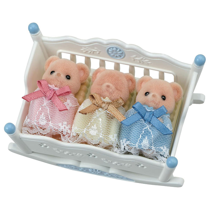 Sylvanian Families Biscuit Bear Sleepy Triplets Set