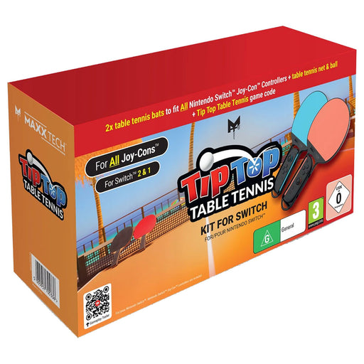 Maxx Tech Tip Top Table Tennis Kit for Nintendo Switch 2 & 1