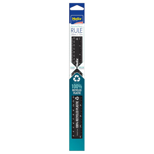 Helix Recycled Plastic 30cm Ruler 