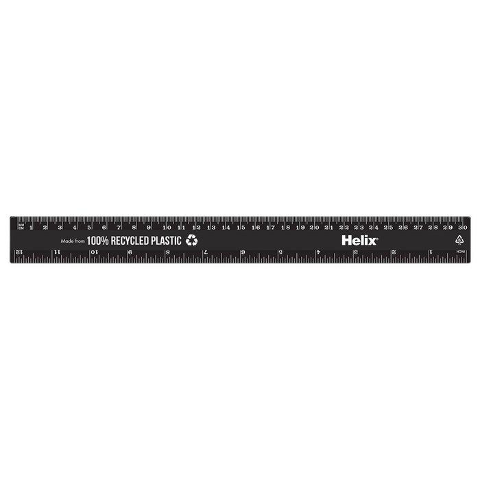 Helix Recycled Plastic 30cm Ruler 