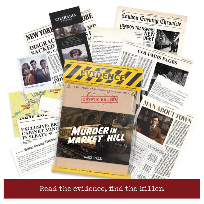 Cryptic Killers: Murder in Market Hill Case File Game