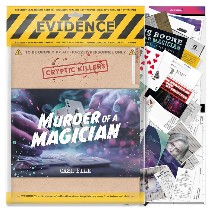 Cryptic Killers: Murder of a Magician Case File Game