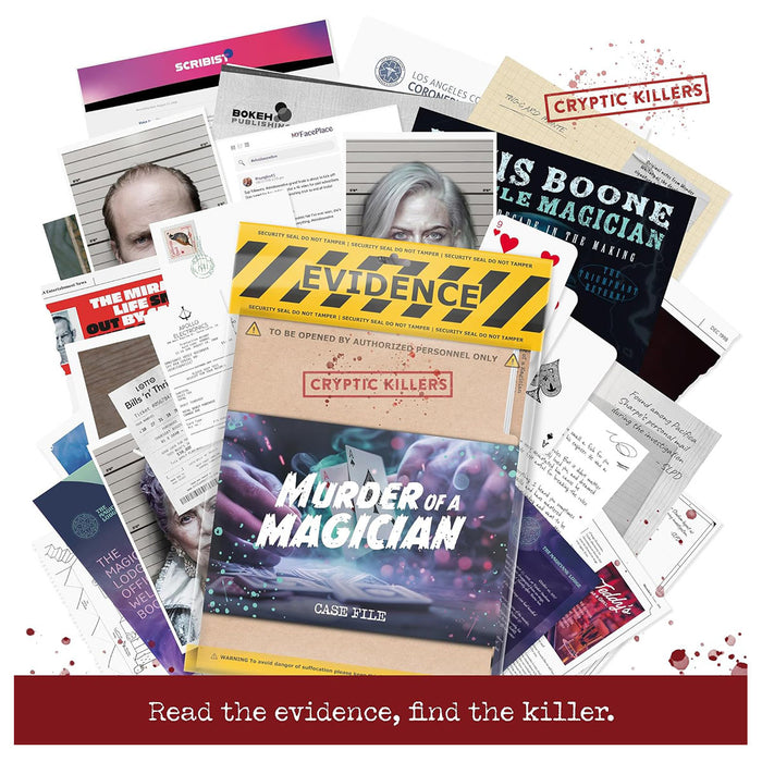Cryptic Killers: Murder of a Magician Case File Game