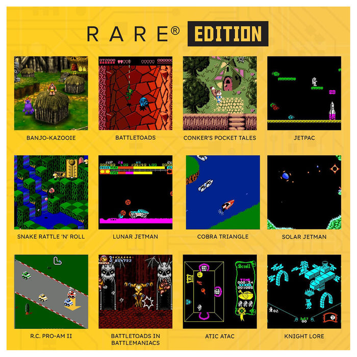 Hyper Mega Tech Super Pocket Rare Edition with 14 Classic Games