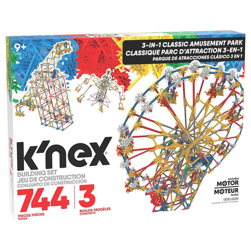 K'nex 3-in-1 Classic Amusement Park Building Set