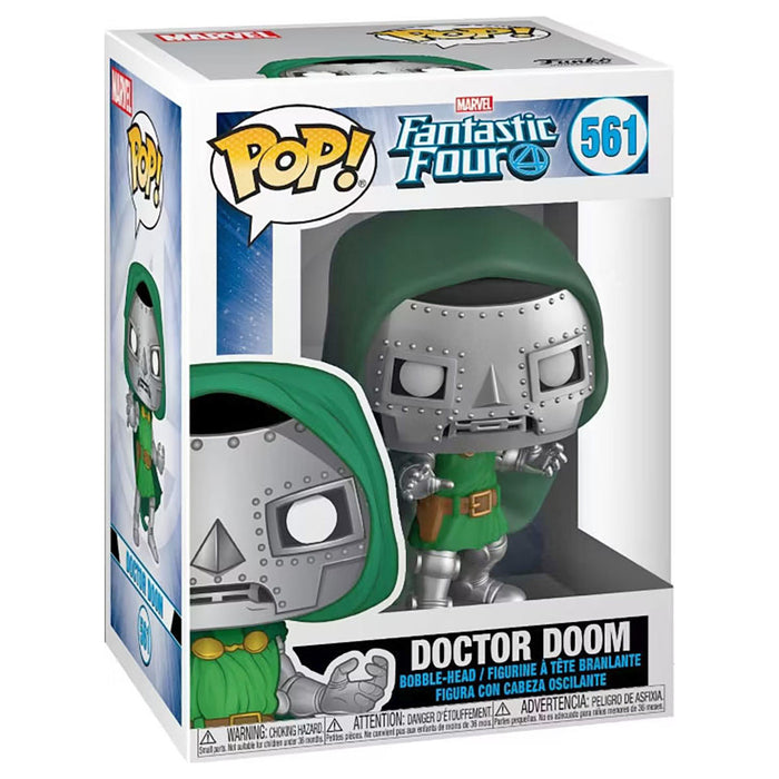 Funko Pop! Marvel: Fantastic Four: Doctor Doom Bobble-Head Figure #561