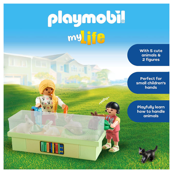 Playmobil Starter Pack Rabbit Family Playset