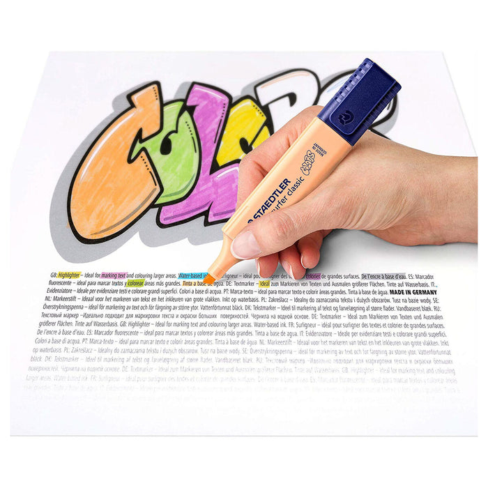 Staedtler Textsurfer Classic Pastel Highlighters Pack of 6