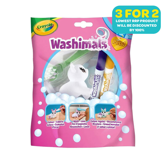 Crayola Washimals Pets Figure Series 2 (styles vary)