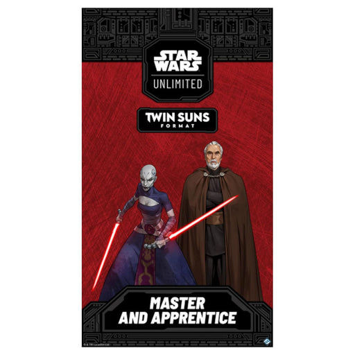 Star Wars: Unlimited: Master And Apprentice Twin Suns Format Deck 