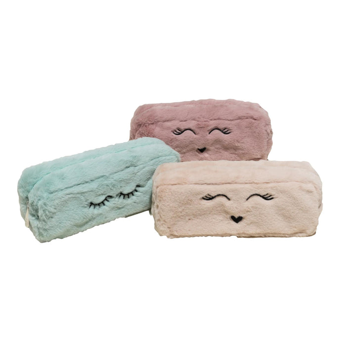 Exacompta Faux Fur Pencil Case (styles vary)
