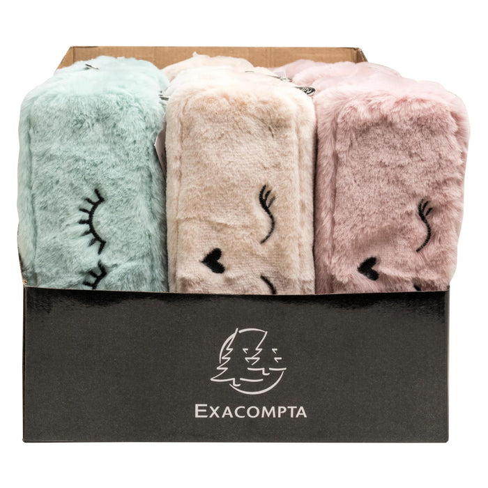 Exacompta Faux Fur Pencil Case (styles vary)