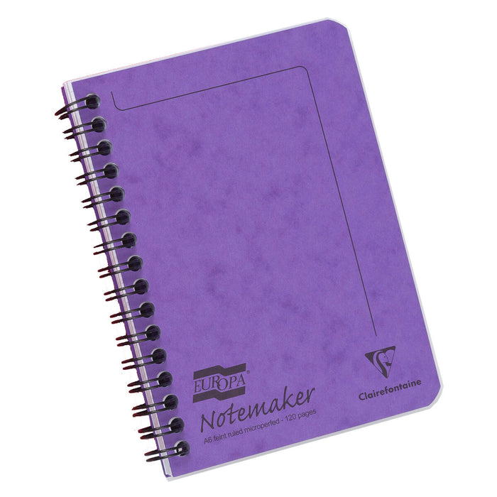 Clairefontaine Europa A6 Notemaker Notebook Assorted Colours (10 Pack) 