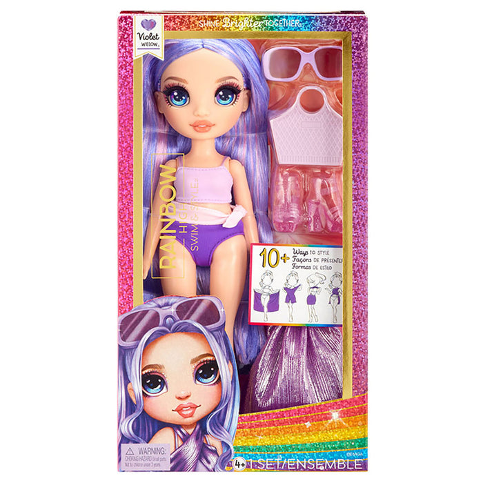 Rainbow High Swim & Style Violet Willow Doll