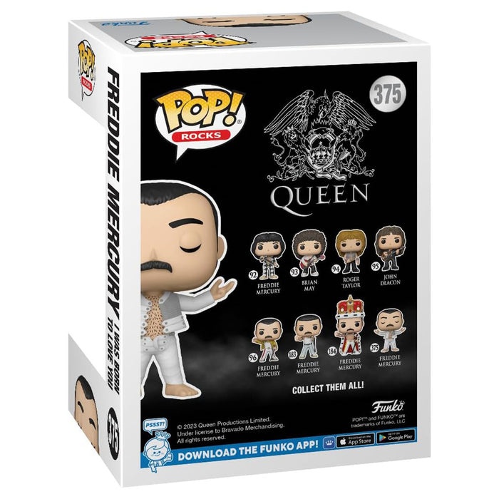 Funko Pop Rocks: Queen: Freddie Mercury (I Was Born to Love You) Vinyl Figure #346
