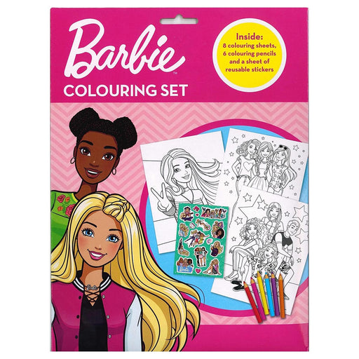 Barbie Colouring Set