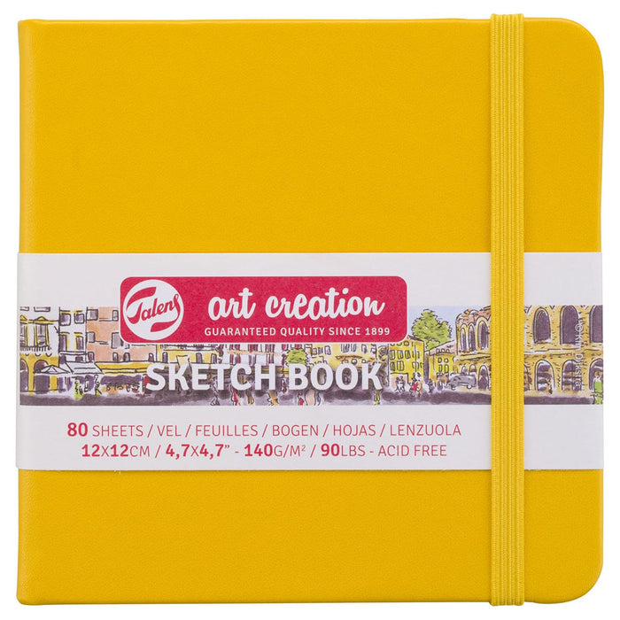 Royal Talens Art Creation Sketchbook Golden Yellow 12 x 12 cm, 140 g, 80 sheets