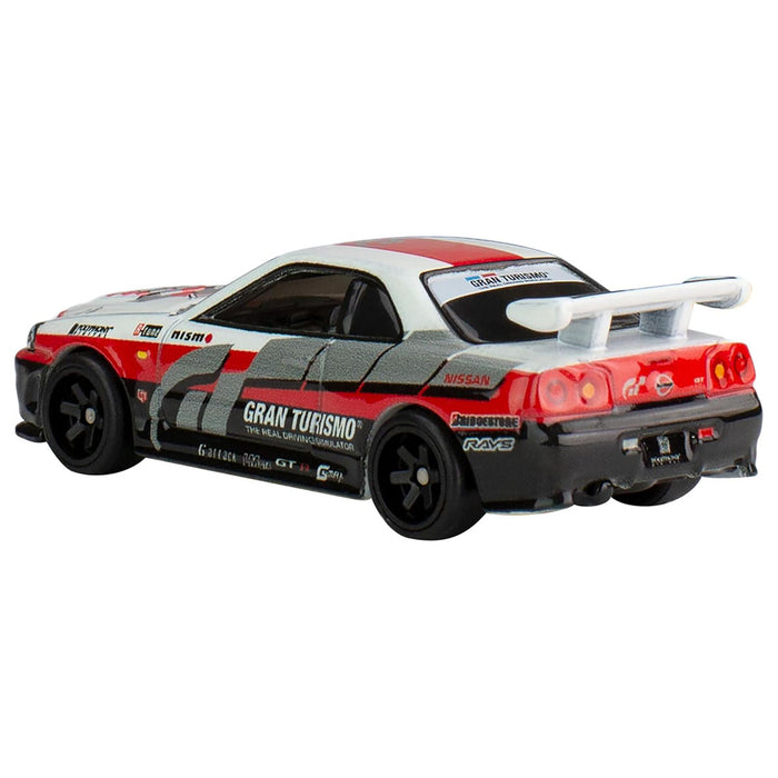Hot Wheels Premium Pop Culture Gran Turismo Nissan Skyline GT-R (BNR34) Toy Car
