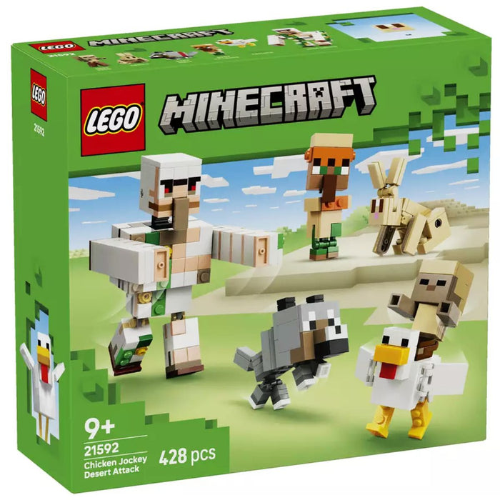 LEGO Minecraft Chicken Jockey Desert Attack Building Set