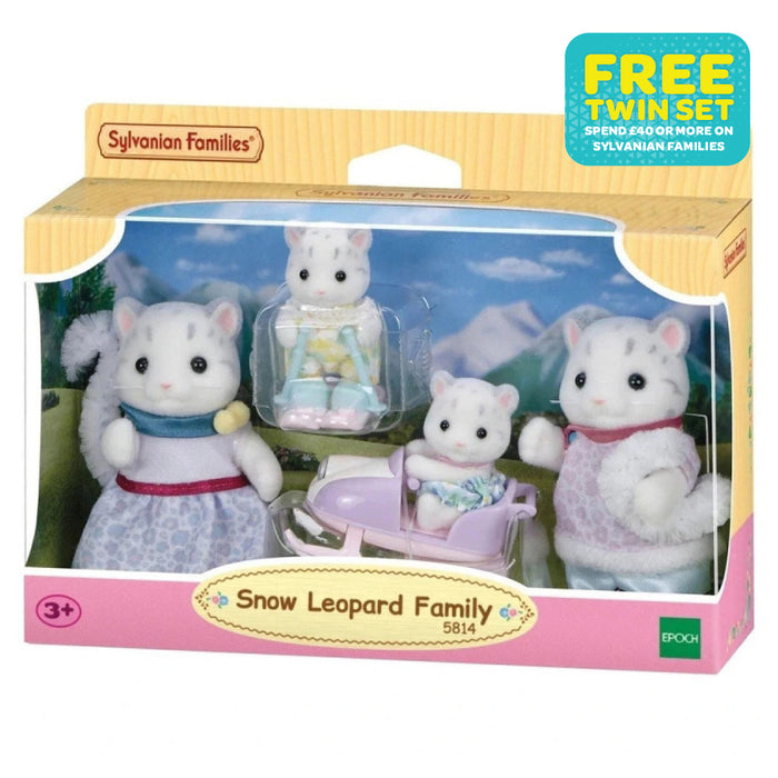Sylvanian Families Snow Leopard Family Playset