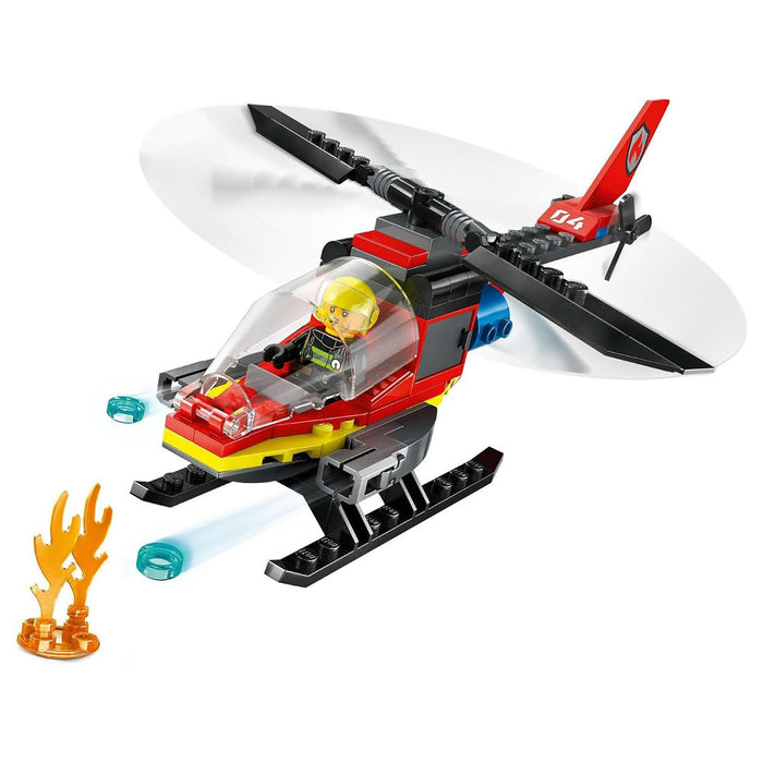 LEGO City Fire Rescue Helicopter Building Set