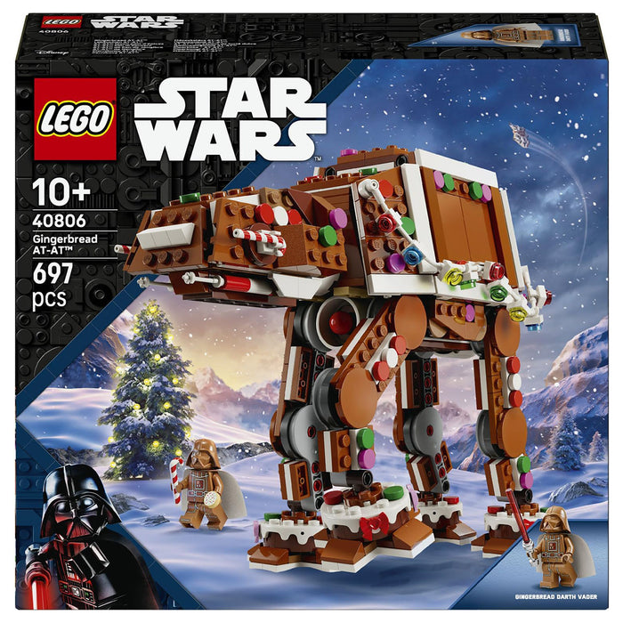 LEGO Star Wars Gingerbread AT-AT Walker Building Set