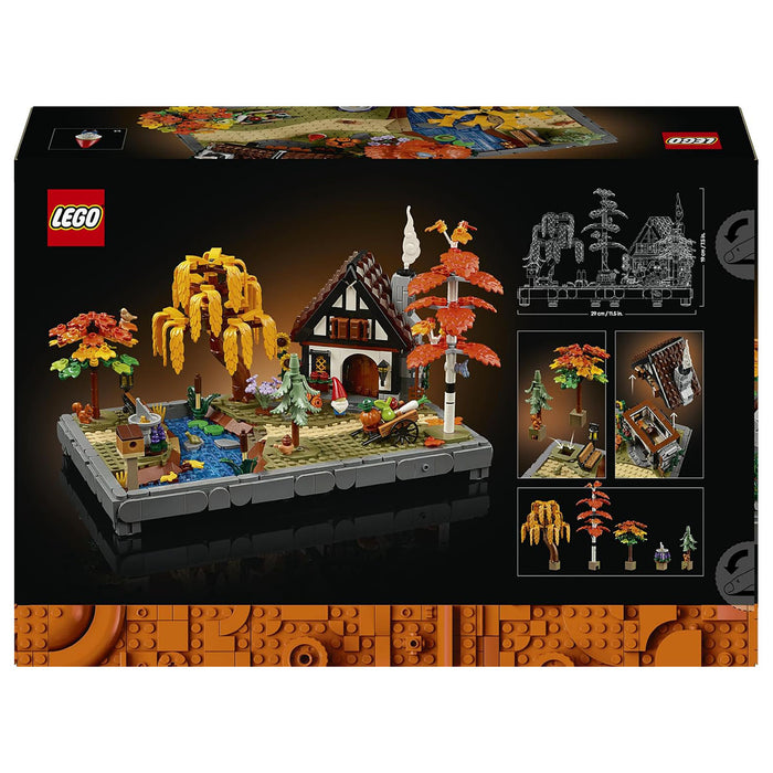 LEGO Icons Autumn Cottage Garden Building Set
