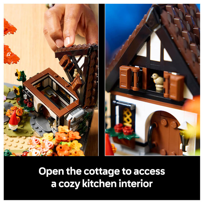 LEGO Icons Autumn Cottage Garden Building Set