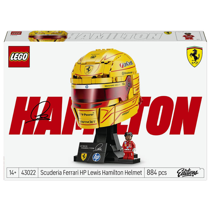 LEGO Scuderia Ferrari HP Lewis Hamilton Helmet Building Set