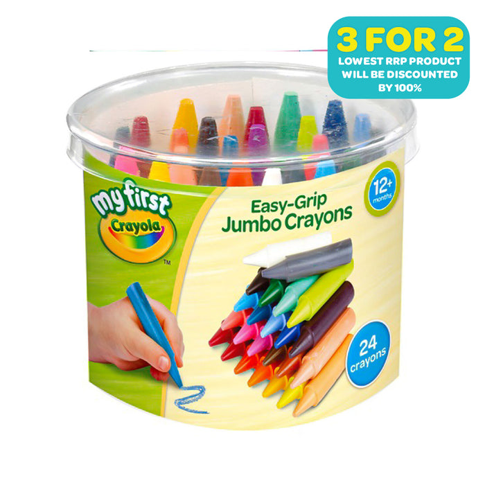 Crayola My First Easy-Grip Jumbo Crayons (24 Pack)