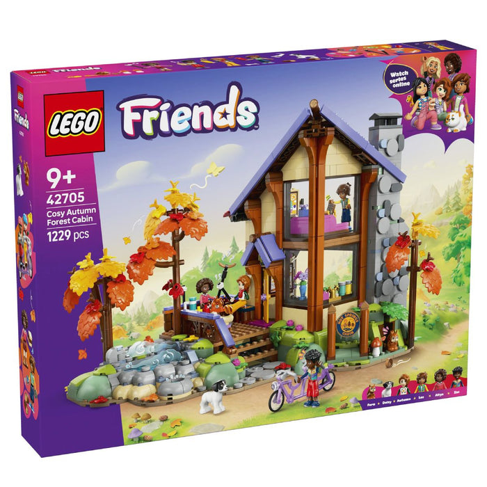 LEGO Friends Cosy Autumn Forest Cabin Building Set