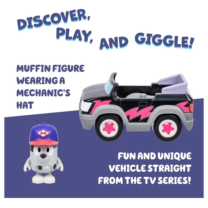  Bluey Pizza Girls Vehicle with Muffin Playset