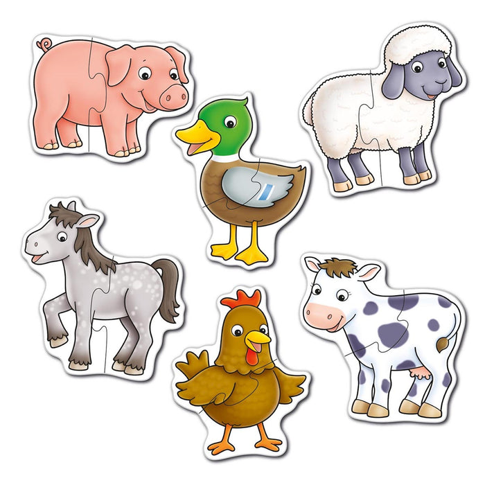 Orchard Toys Farmyard 2-Piece Puzzles