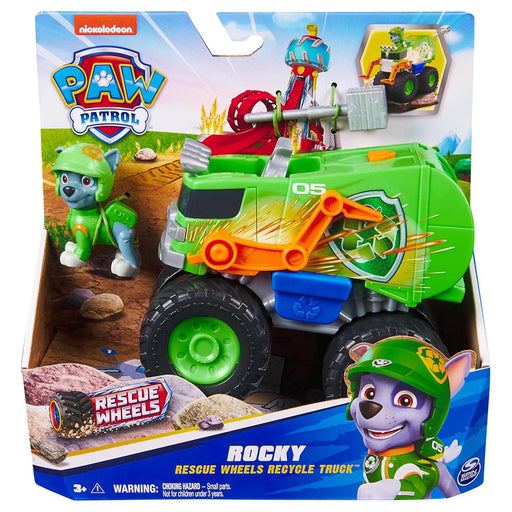 PAW Patrol Rocky Rescue Wheels Recycle Truck Vehicle