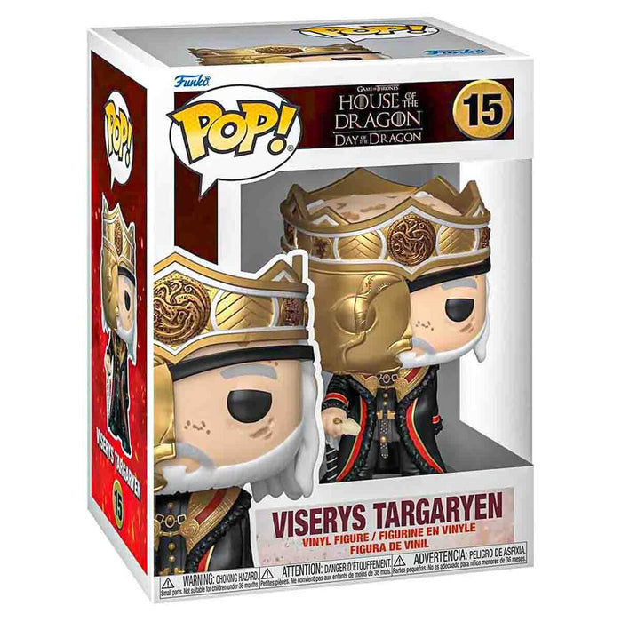 Funko Pop! Game of Thrones: House of the Dragon: Day of the Dragon: Viserys Targaryen Vinyl Figure #15 with Chase