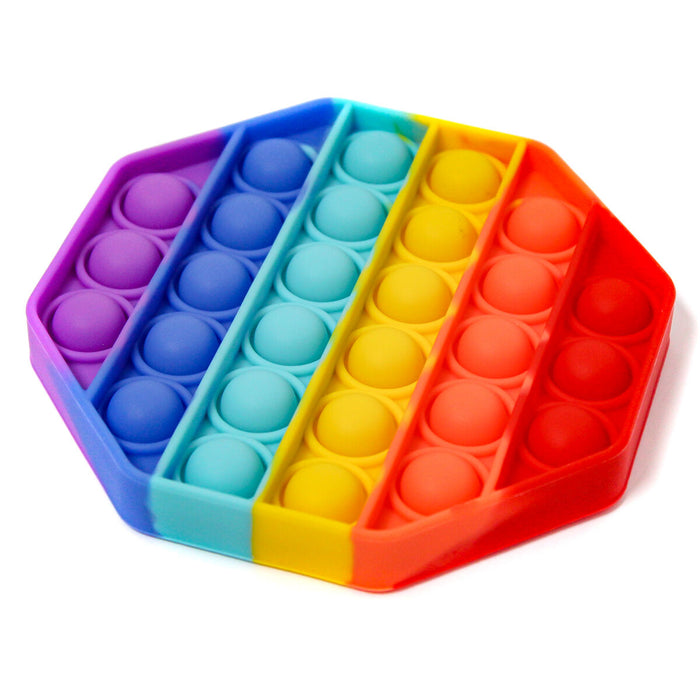 Poppits Rainbow Octagon Fidget Toy