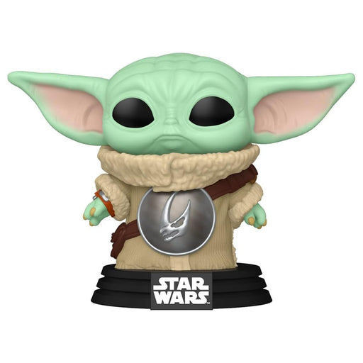Funko Pop! Star Wars: The Mandalorian and Grogu: Grogu with Mudhorn Chest Armour Bobblehead Figure #819