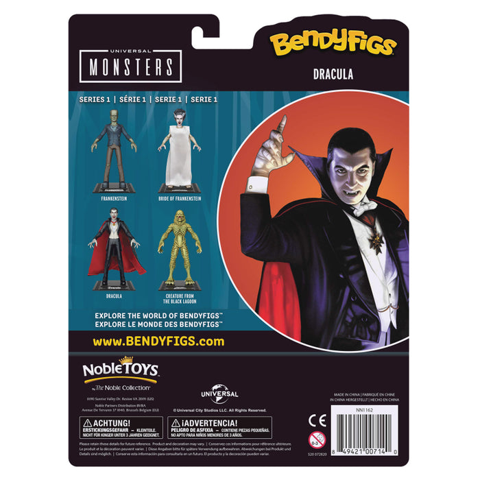  Bendyfigs Universal Monsters: Dracula 7.5" Figure