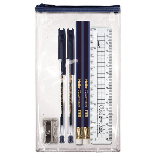 Helix Oxford Blazer Buddy Stationery Filled Pencil Case