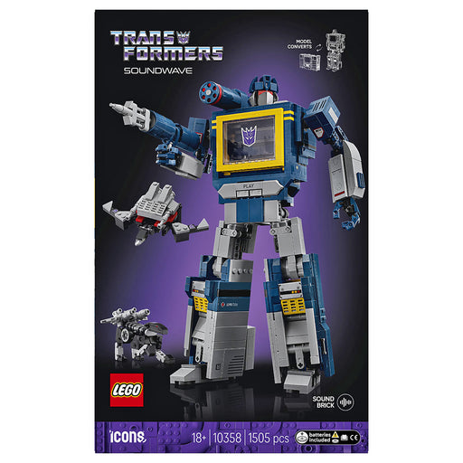 LEGO Icons Transformers: Soundwave Building Set