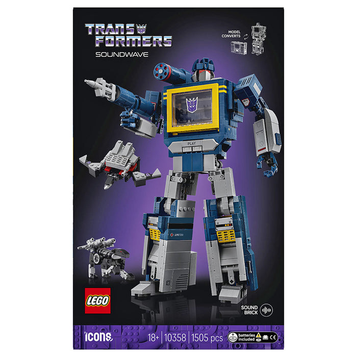 LEGO Icons Transformers: Soundwave Building Set